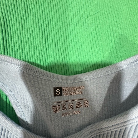 4 Ribbed Tank Tops - Picture 2 of 2